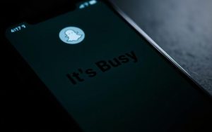 Why does snapchat ai say its busy