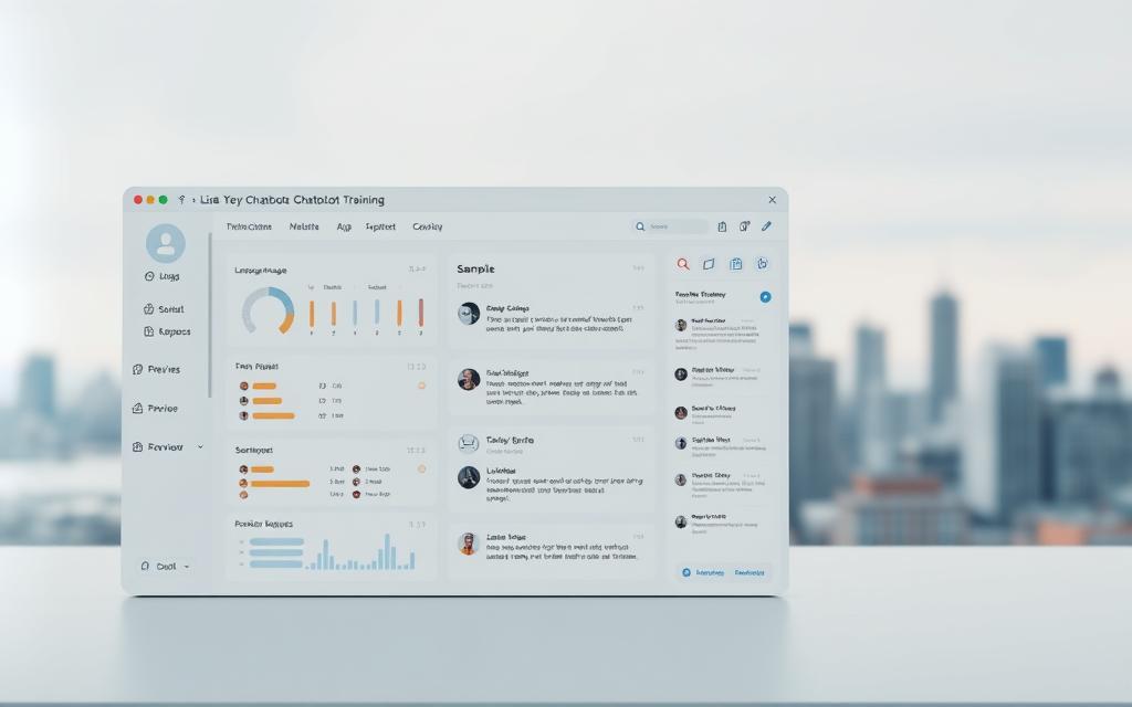 chatbot training interface